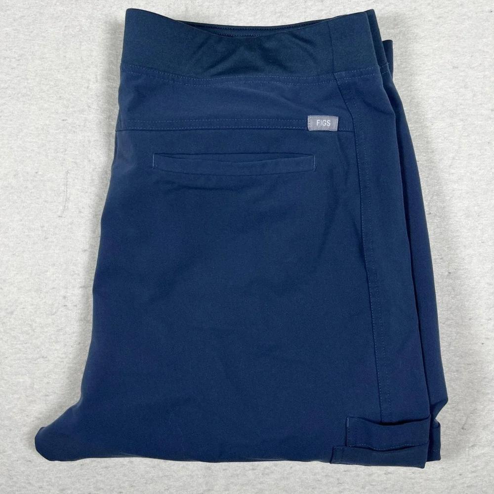 FIGS Axim Technical Collection Scrub Pants Mens XXL Blue Cargo‎ Stretch Medical